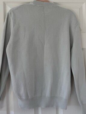 Zara Crewneck Sweater with Yellow Detail